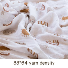 Swaddle multipurpose towel in Cotton Muslin and Bamboo 120x110