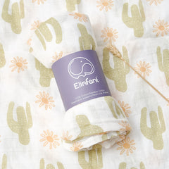 Swaddle multipurpose towel in Cotton Muslin and Bamboo 120x110