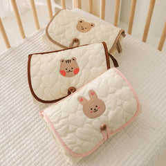 Foldable Cotton Baby Changing Mat 50x70 Portable