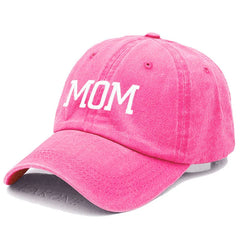 embroidered MOM and DAD visor cap for adults