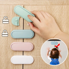 Child Safety Lock for Cabinet Doors and Drawers