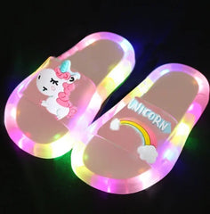 Unicorn LED slippers for children