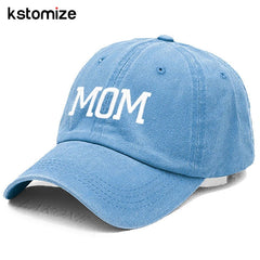 embroidered MOM and DAD visor cap for adults