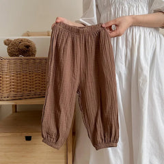 Summer long trousers for children multivariant