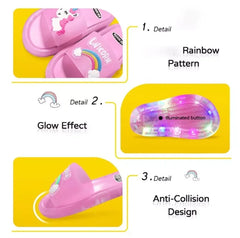 Unicorn LED slippers for children