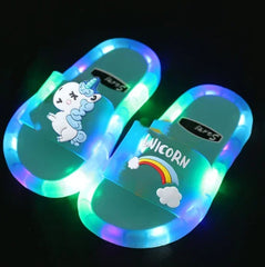 Unicorn LED slippers for children