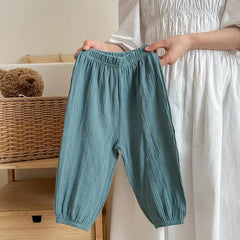 Summer long trousers for children multivariant