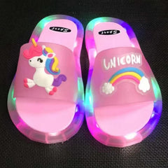 Unicorn LED slippers for children