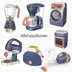 Mini household appliances imitation game for children