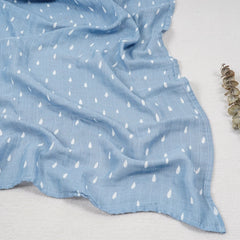 Swaddle multipurpose towel in Cotton Muslin and Bamboo 120x110