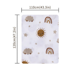 Swaddle multipurpose towel in Cotton Muslin and Bamboo 120x110