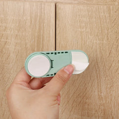 Child Safety Lock for Cabinet Doors and Drawers