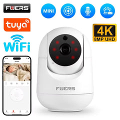 5MP WiFi Camera Tuya AI Indoor Security Baby Monitor