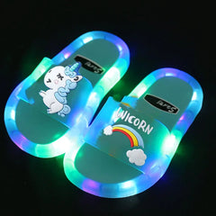 Unicorn LED slippers for children