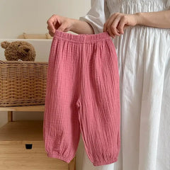 Summer long trousers for children multivariant